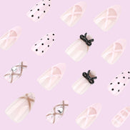 Parisian Bow & Plaid Press-On Nails