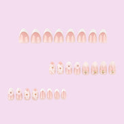 Soft Pink Blossom Nails
