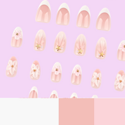 Cherry Blossom 3D Flower Press-On Nails