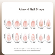 Soft Pink Blossom Nails