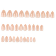 Glazed Aurora Nude Press-On Nails
