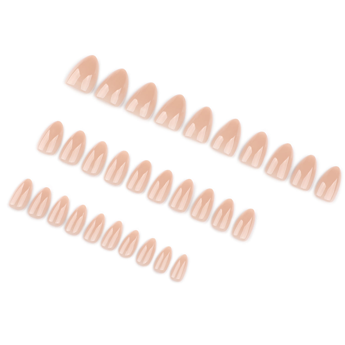 Glazed Aurora Nude Press-On Nails
