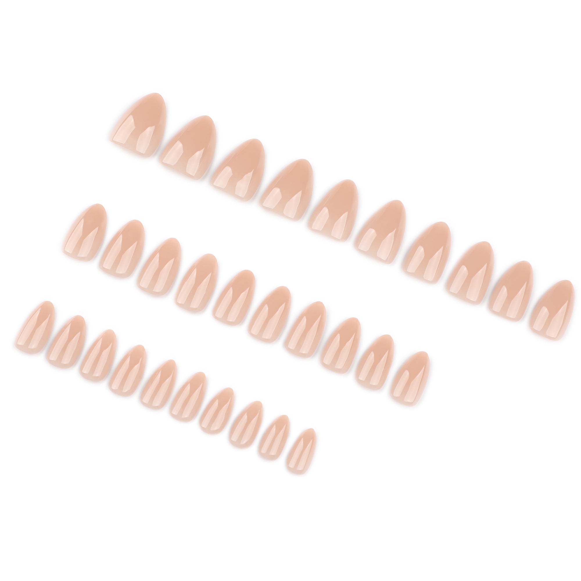 Glazed Aurora Nude Press-On Nails