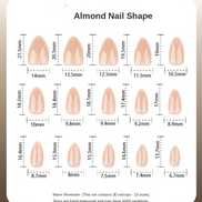 Nude Gloss Almond Nails