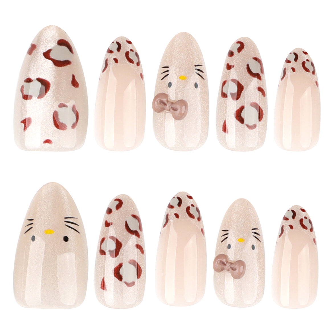 Chocolate Polka Dot Nails