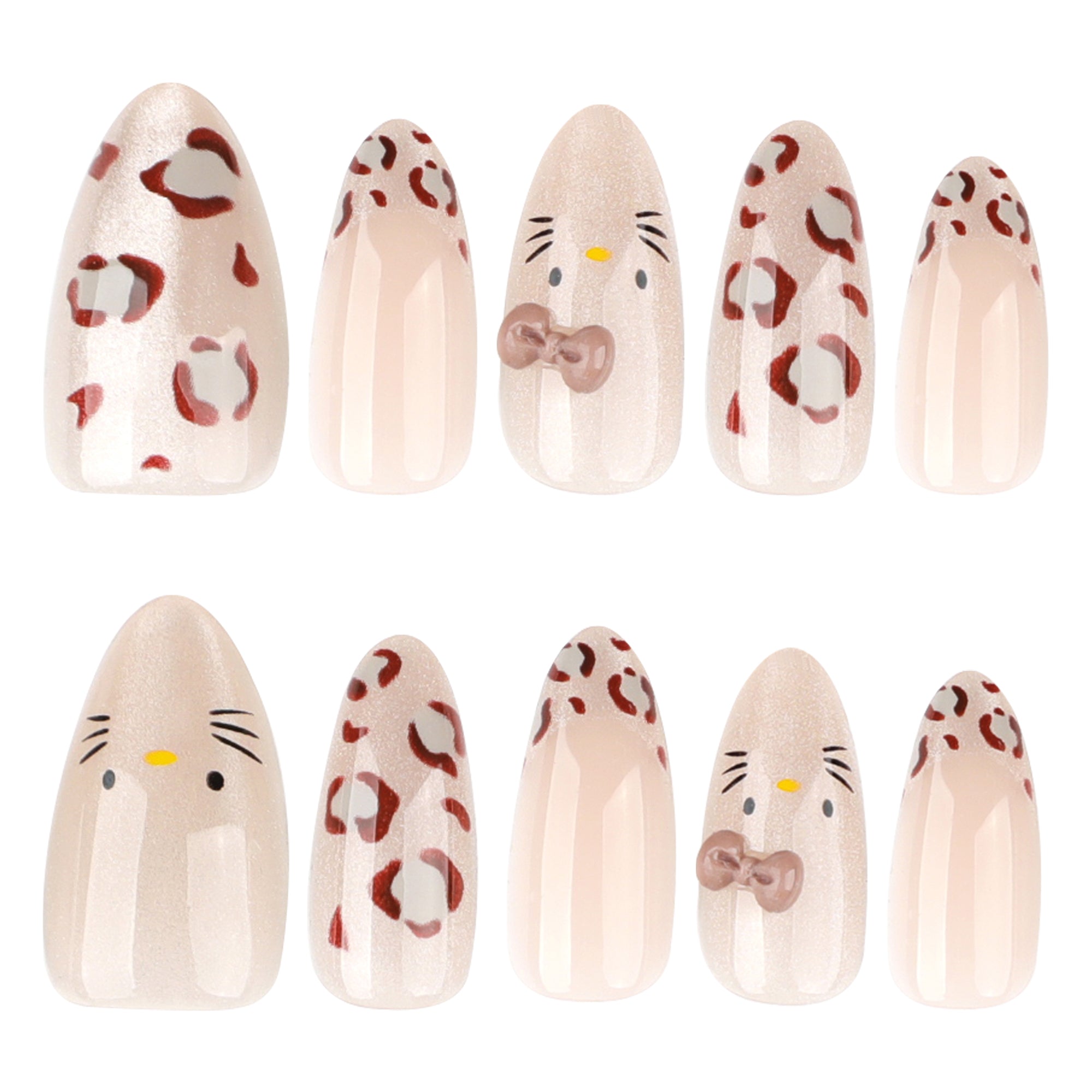 Chocolate Polka Dot Nails