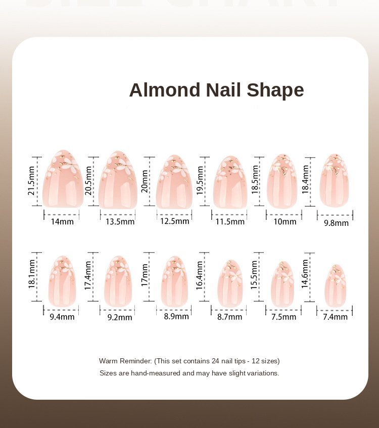 Blush Daisy Gold Foil Nails