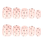 Blush Polka Dot Press-On Nails