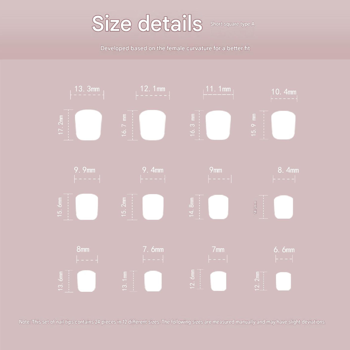 Blush Polka Dot Press-On Nails
