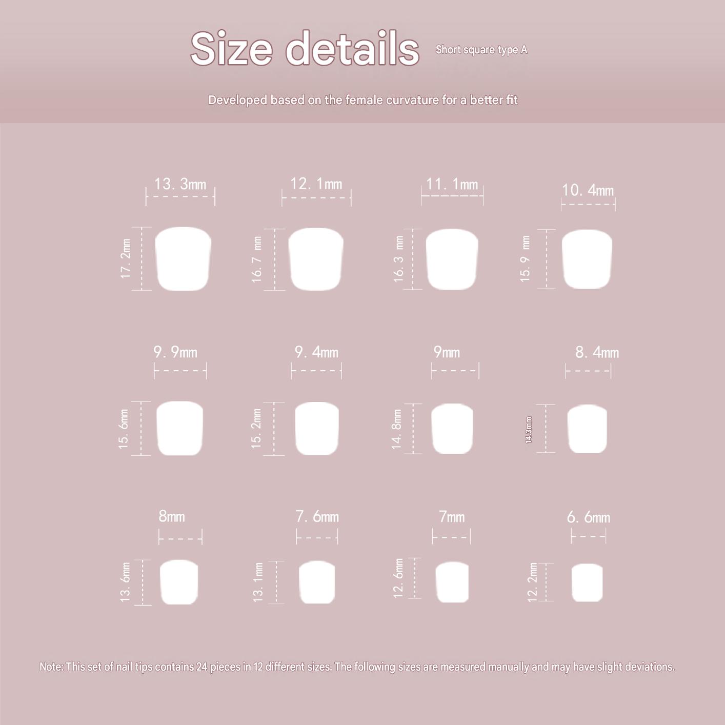 Blush Polka Dot Press-On Nails