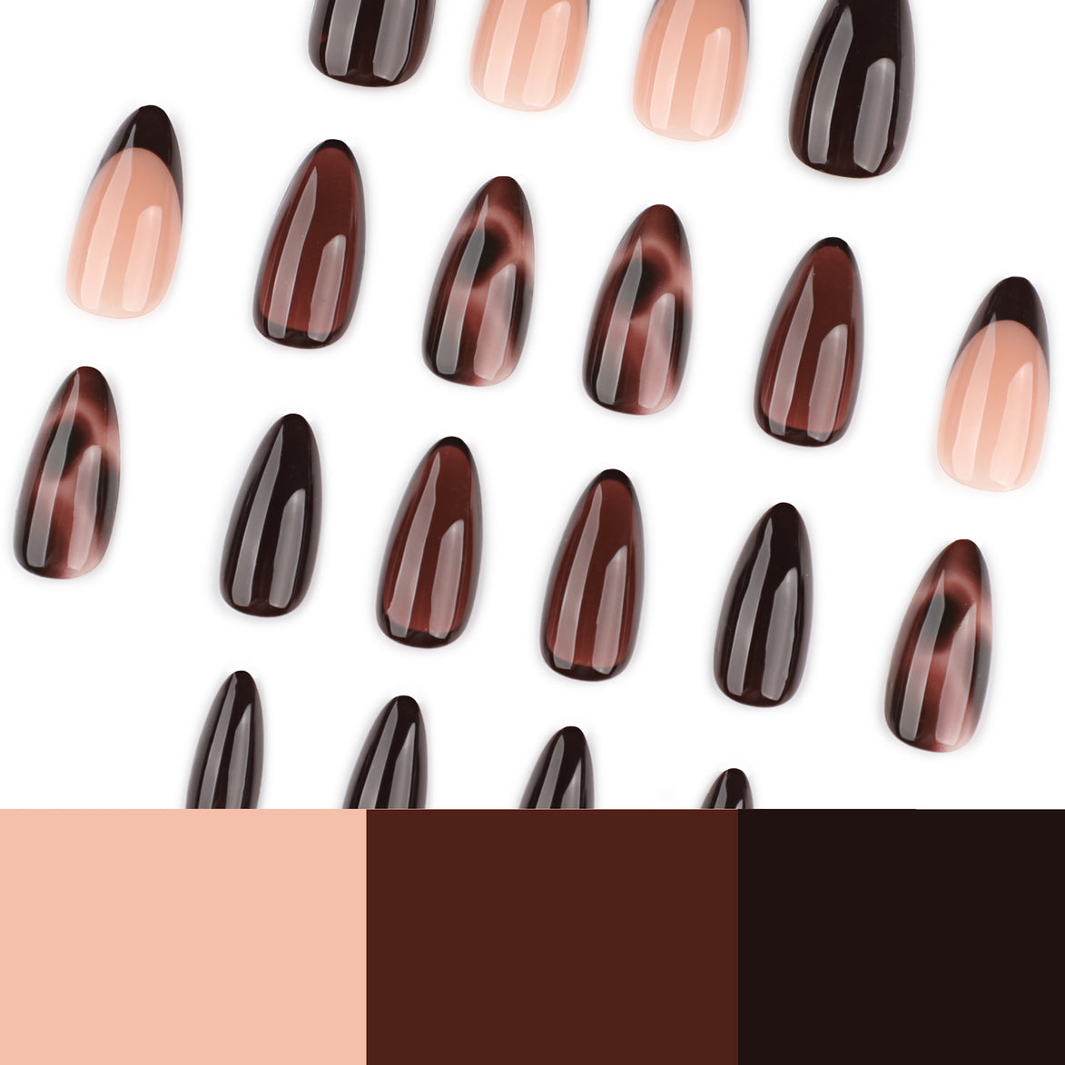 Mocha Tortoiseshell Press-On Nails
