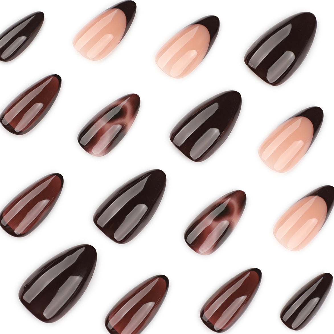 Mocha Tortoiseshell Press-On Nails
