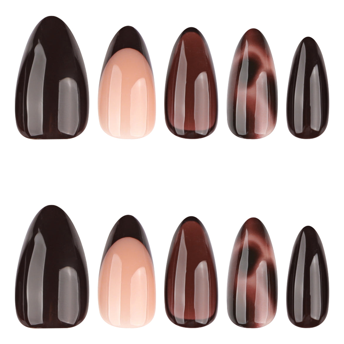 Mocha Tortoiseshell Press-On Nails