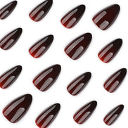 Velvet Wine Press on Nails
