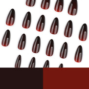 Velvet Wine Press on Nails