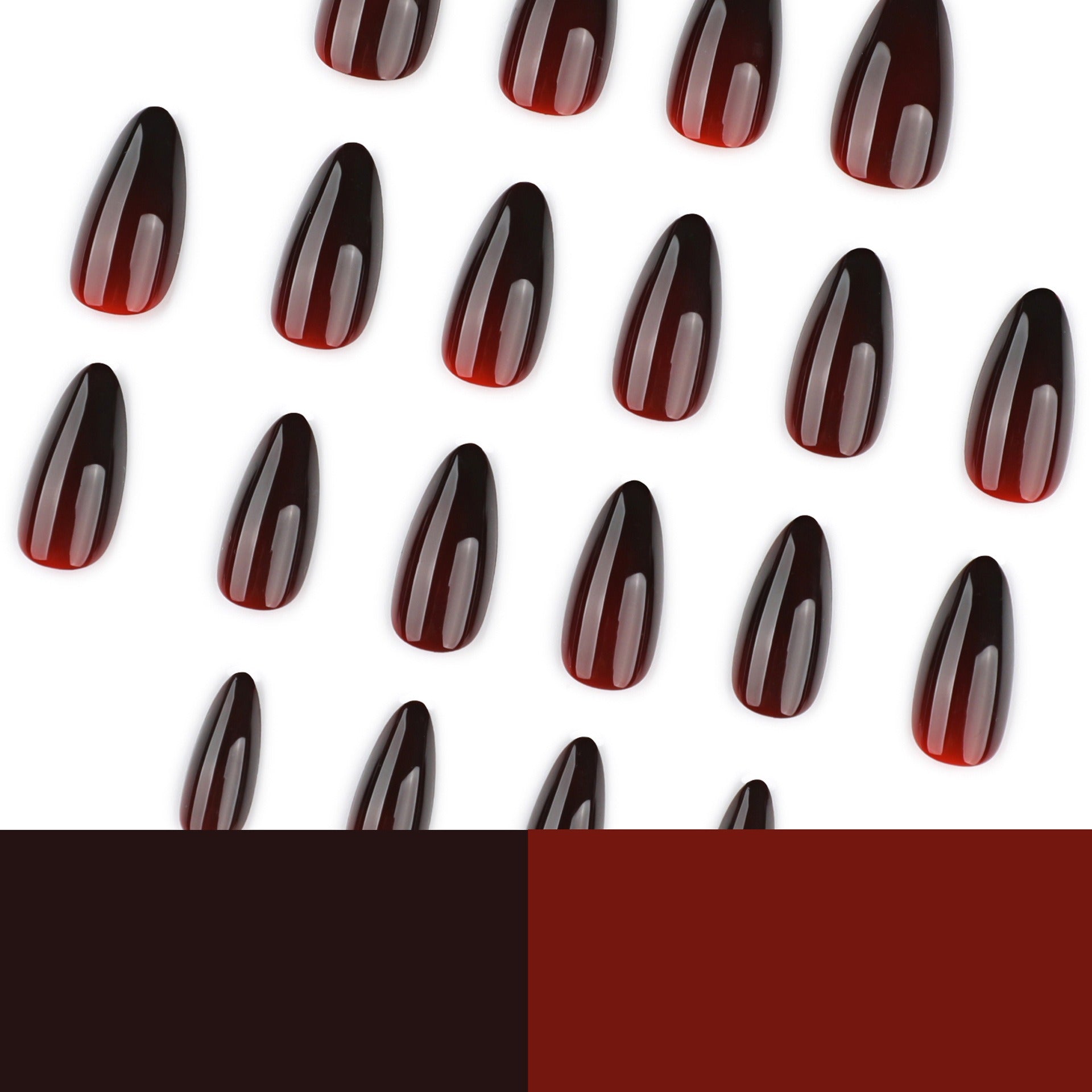Velvet Wine Press on Nails