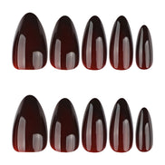 Velvet Wine Press on Nails