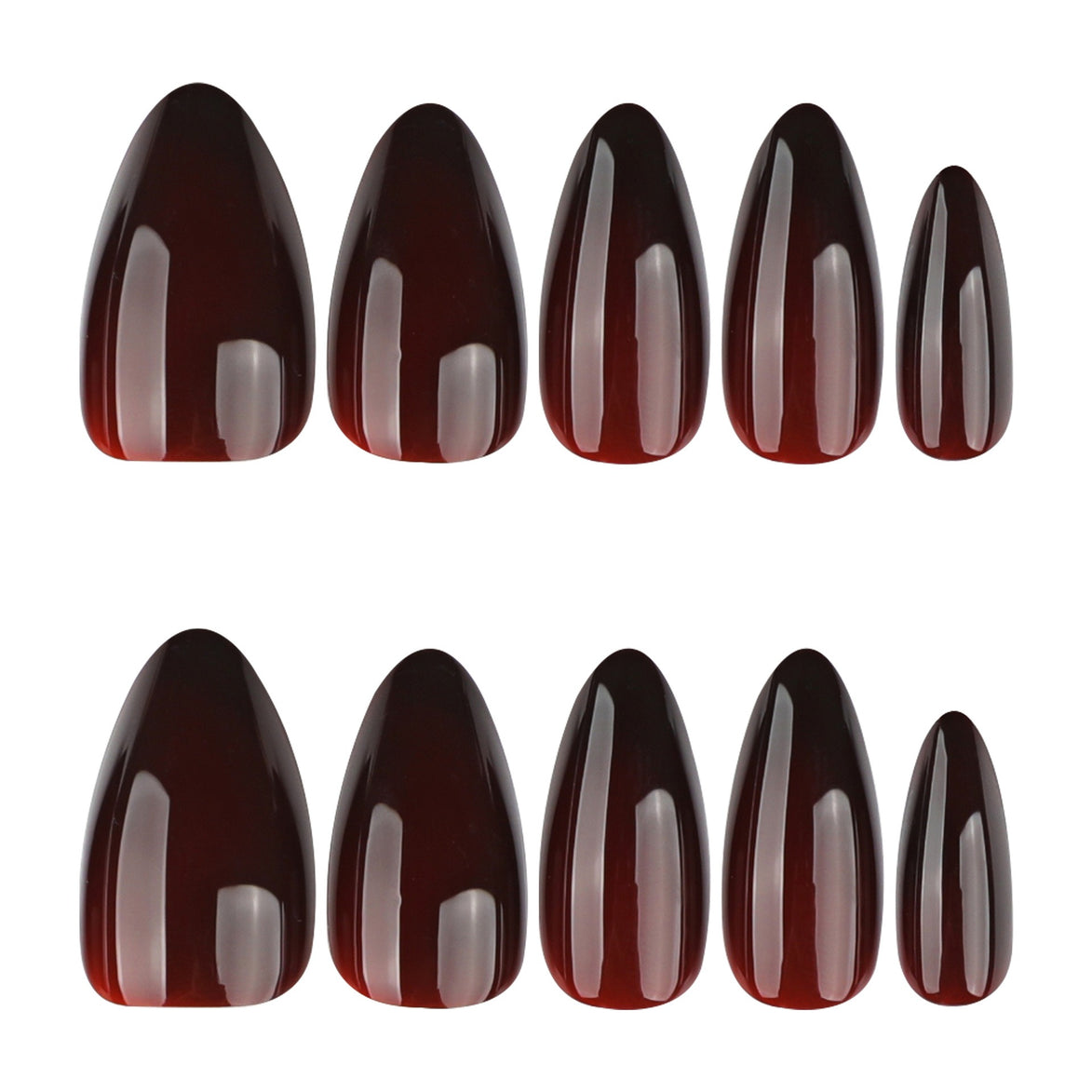 Velvet Wine Press on Nails