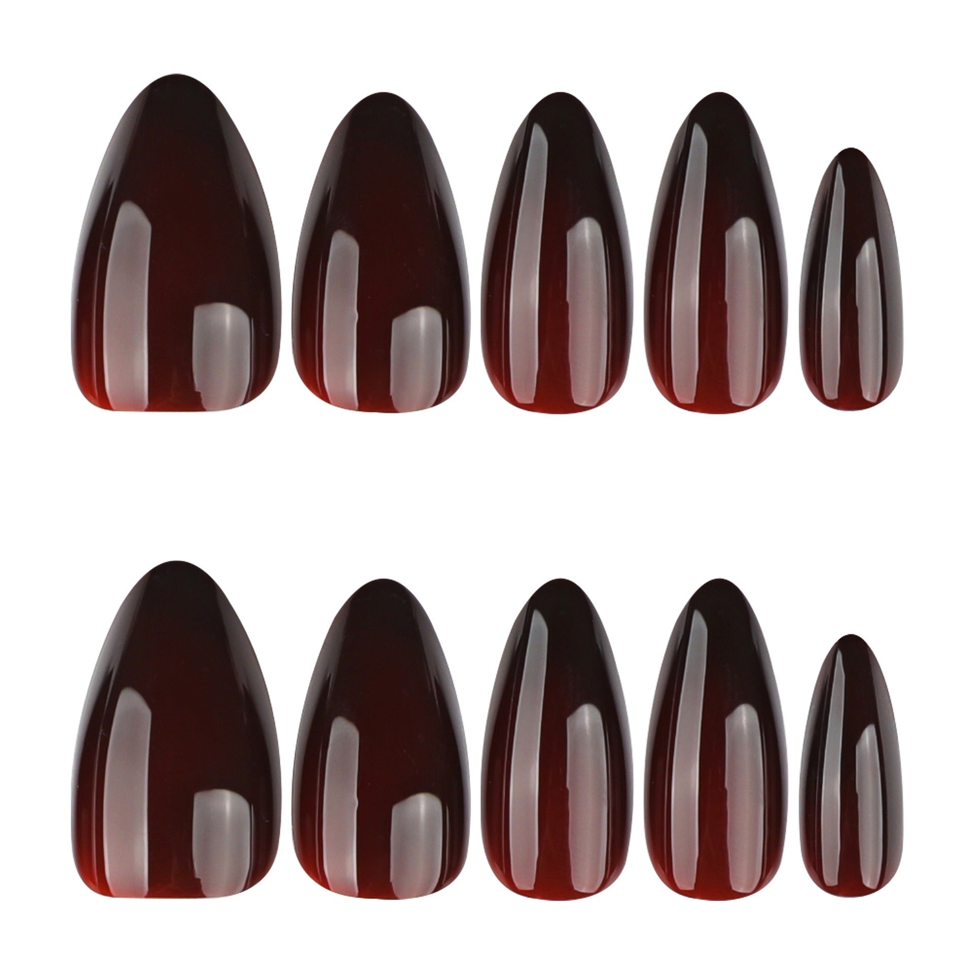 Velvet Wine Press on Nails