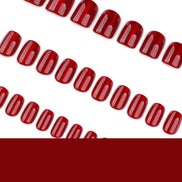Classic Red Gloss Press-On Nails