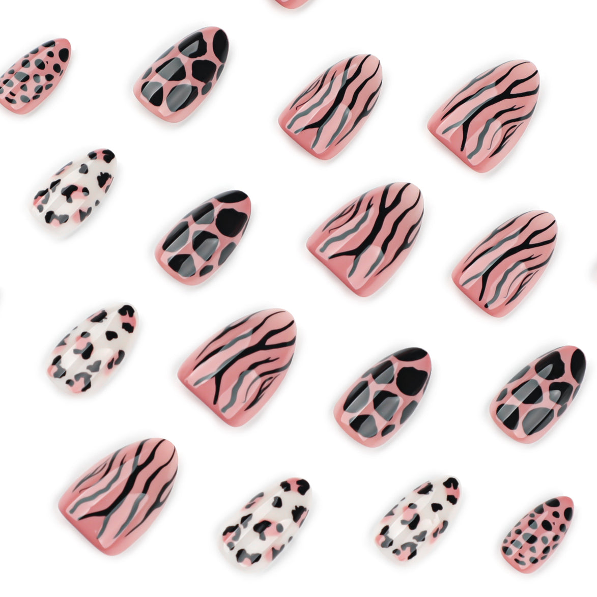 Animal Print Mix Press-On Nails