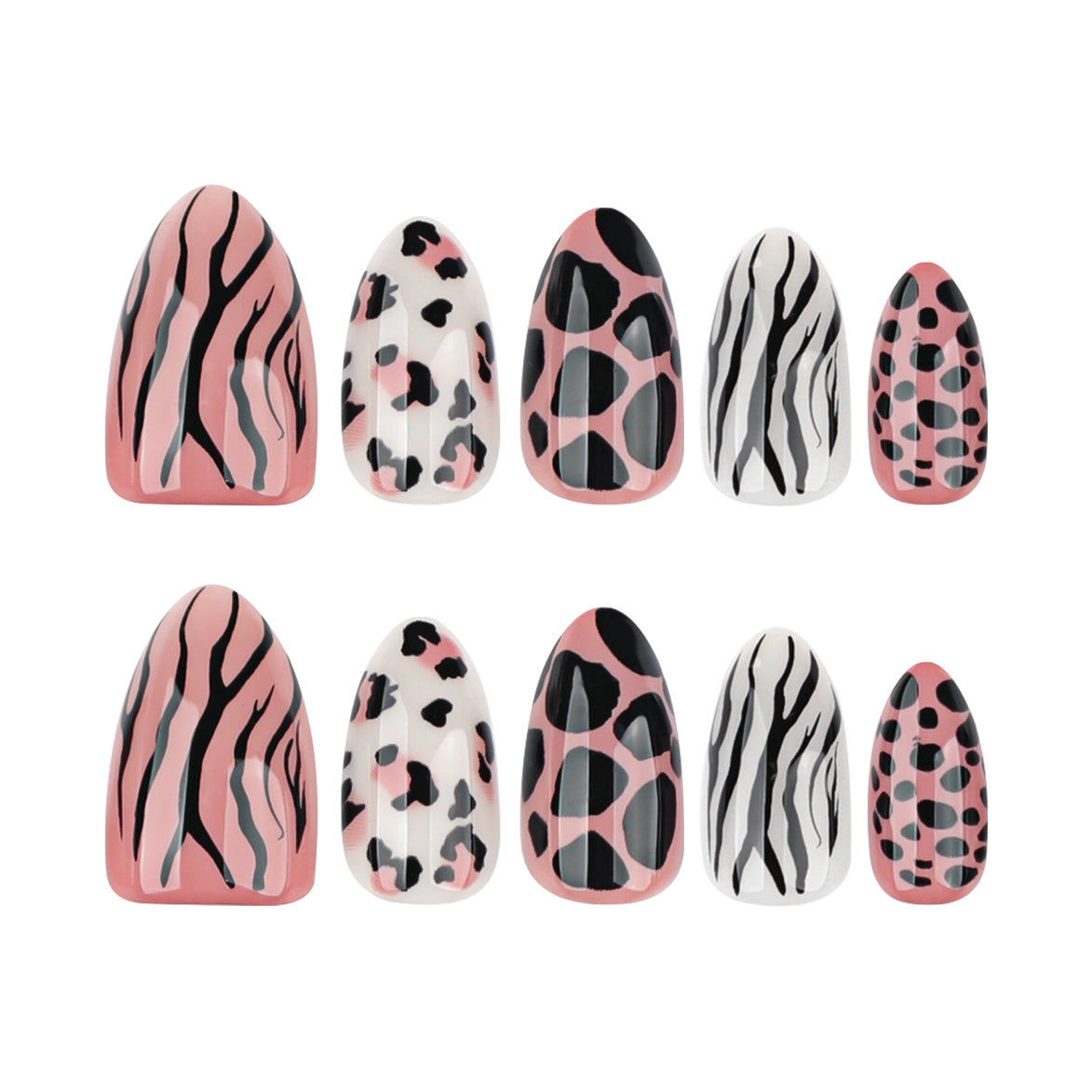 Animal Print Mix Press-On Nails