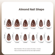 Classic Brown Polka Press-On Nails