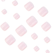 Thin Line French Tip Press-On Toenails