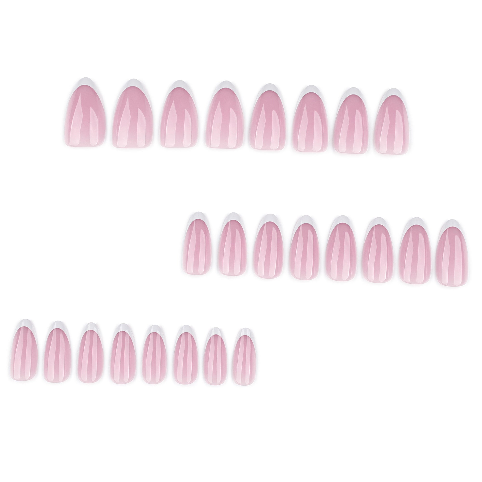 Classic Pink French Tip Press-On Nails