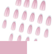 Classic Pink French Tip Press-On Nails