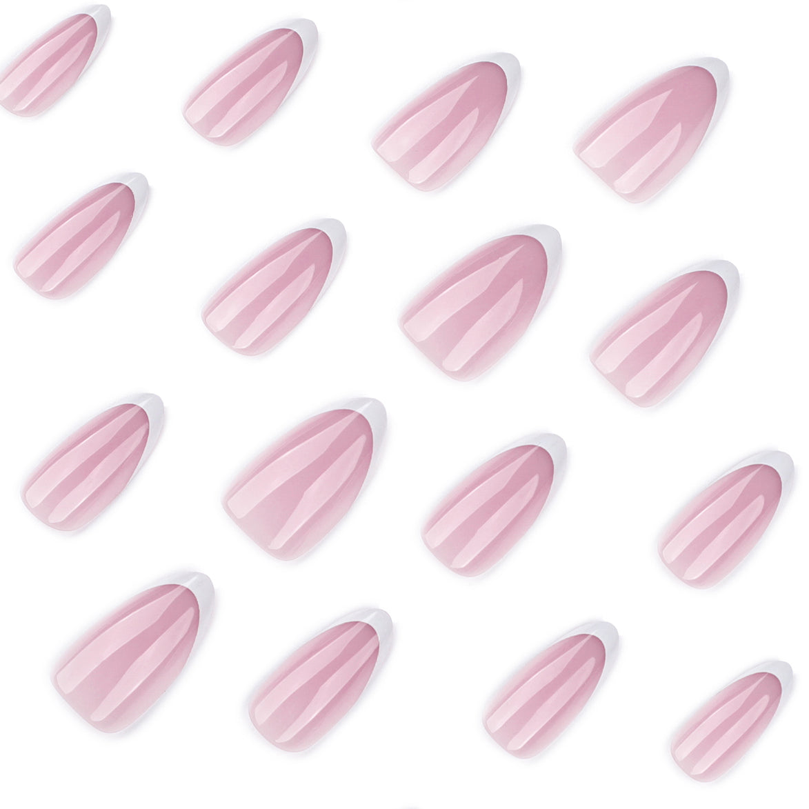 Classic Pink French Tip Press-On Nails