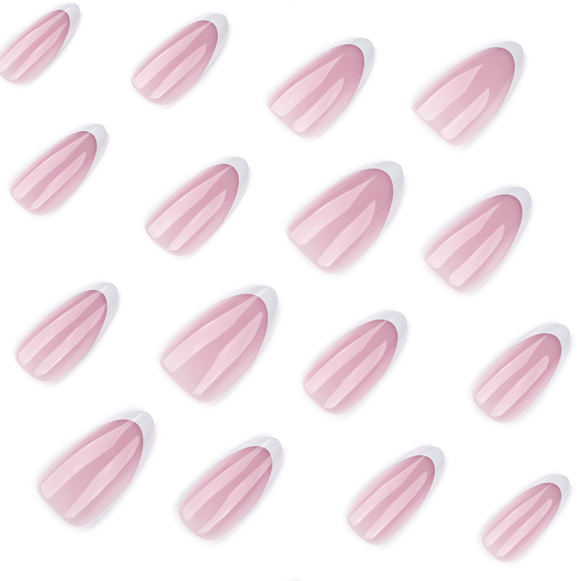 Classic Pink French Tip Press-On Nails