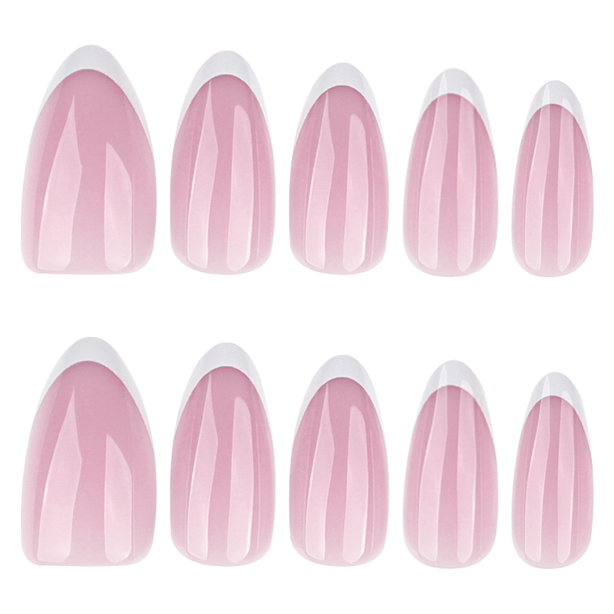 Classic Pink French Tip Press-On Nails