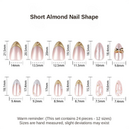 Pearl Chrome Glam Press-On Nails