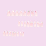 Soft Rose French Press-On Nails