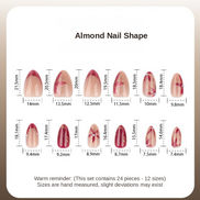 Blush Floral Tip Press-On Nails