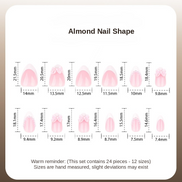 Pink Bow Pearl French Tip Press-On Nails
