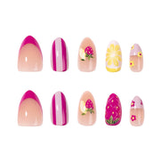 Two rows showing all 10 nail designs in the set