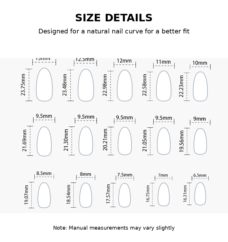 Nude Silver Tip Press-On Nails