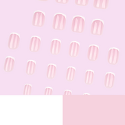 Blush French Minimalist Press-On Nails