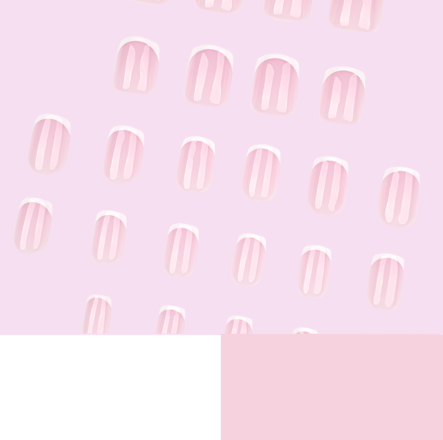Blush French Minimalist Press-On Nails